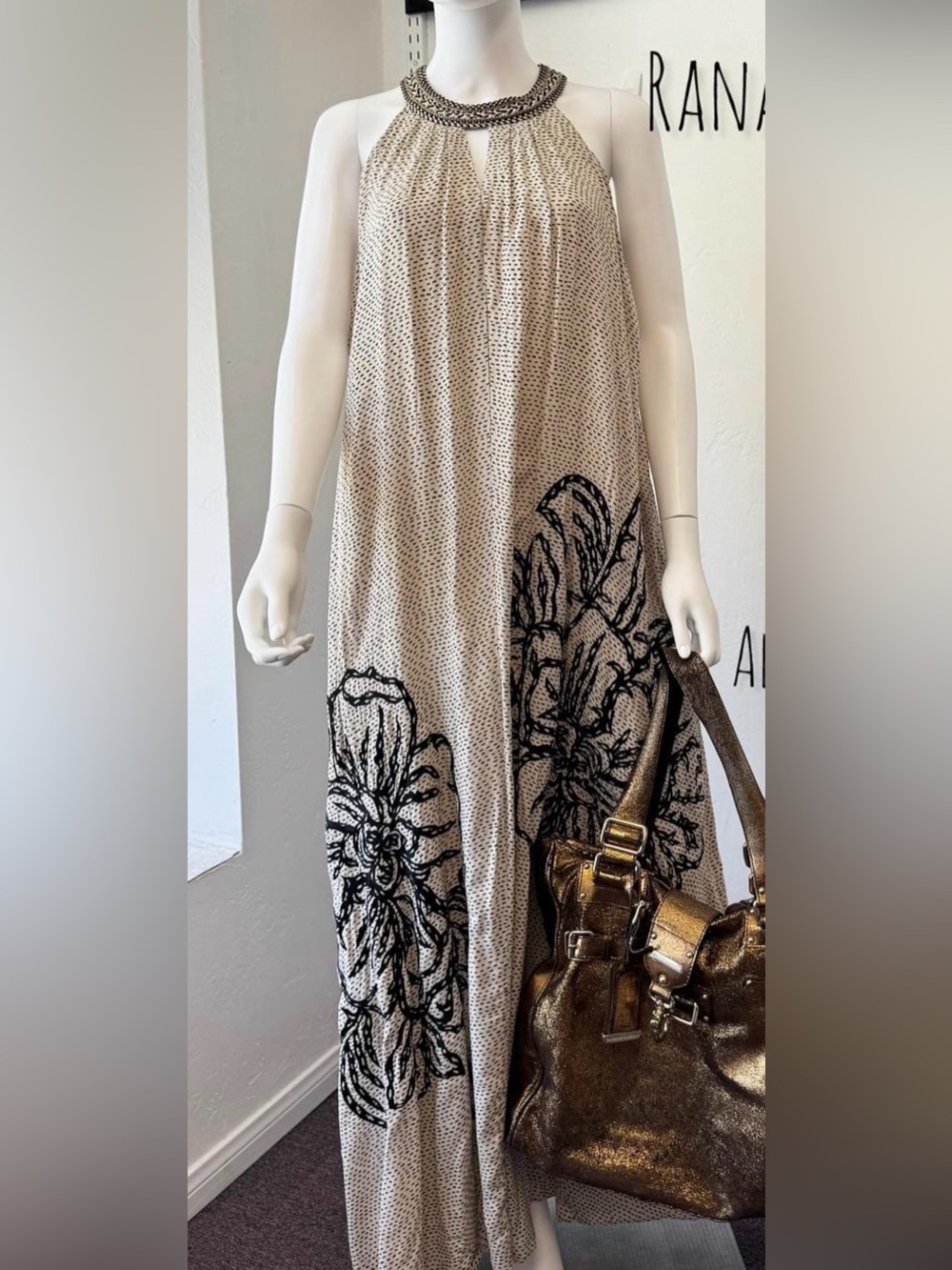 Anthropologie Grandiflora Maxi Dress by Ranna Gill XS